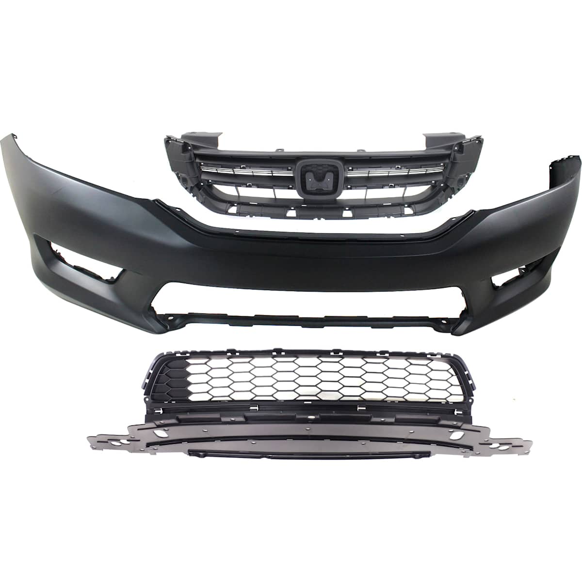 Replacement 2015 Honda Accord Sport Front Bumper Cover Kit, Primed