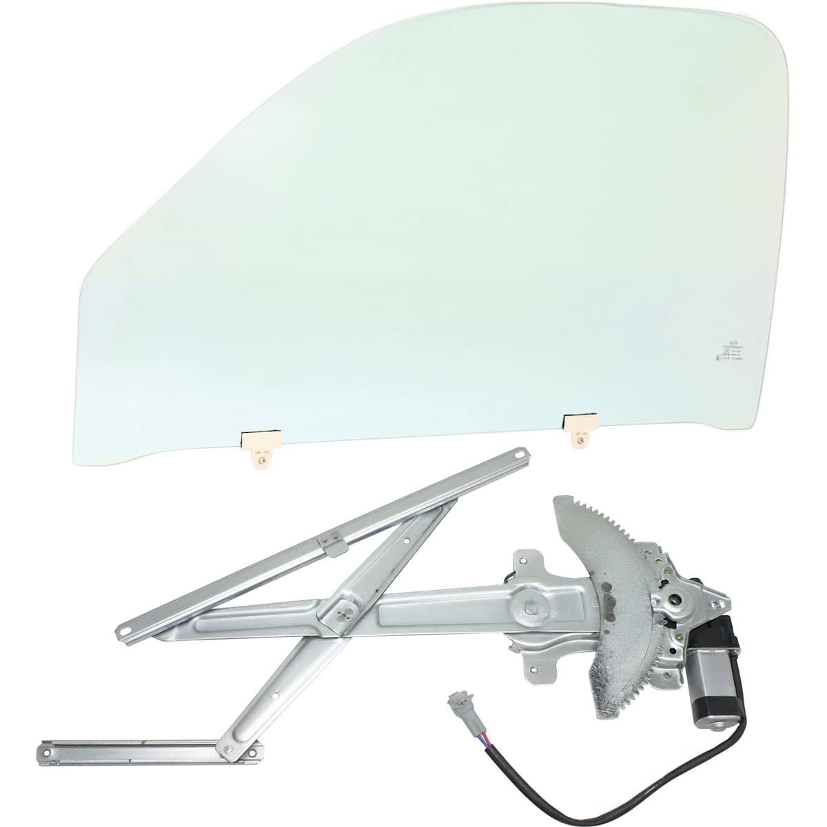 Replacement Front, Driver Side Door Glass Kit, Replaces NAGS No