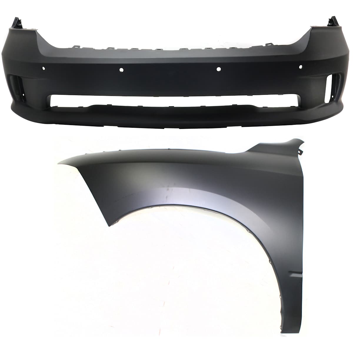 Replacement CAPA Certified Front Bumper Cover, Primed KIT101211868A