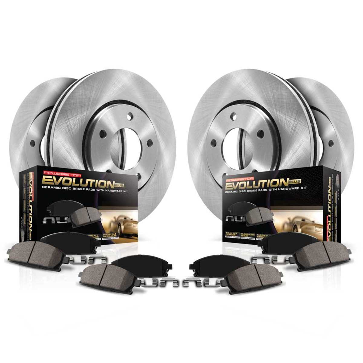 Autospecialty KOE4015 1-Click OE Replacement Brake Kit Autospecialty KOE4015 1-Click OE Replacement Brake Kit