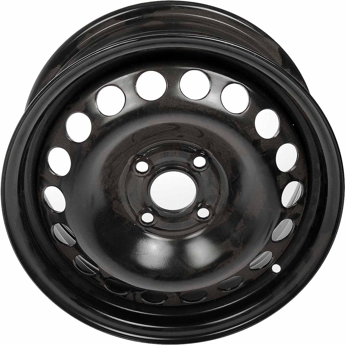 Dorman® 939-100 Black Finish Wheel - 15 in. X 6 in.