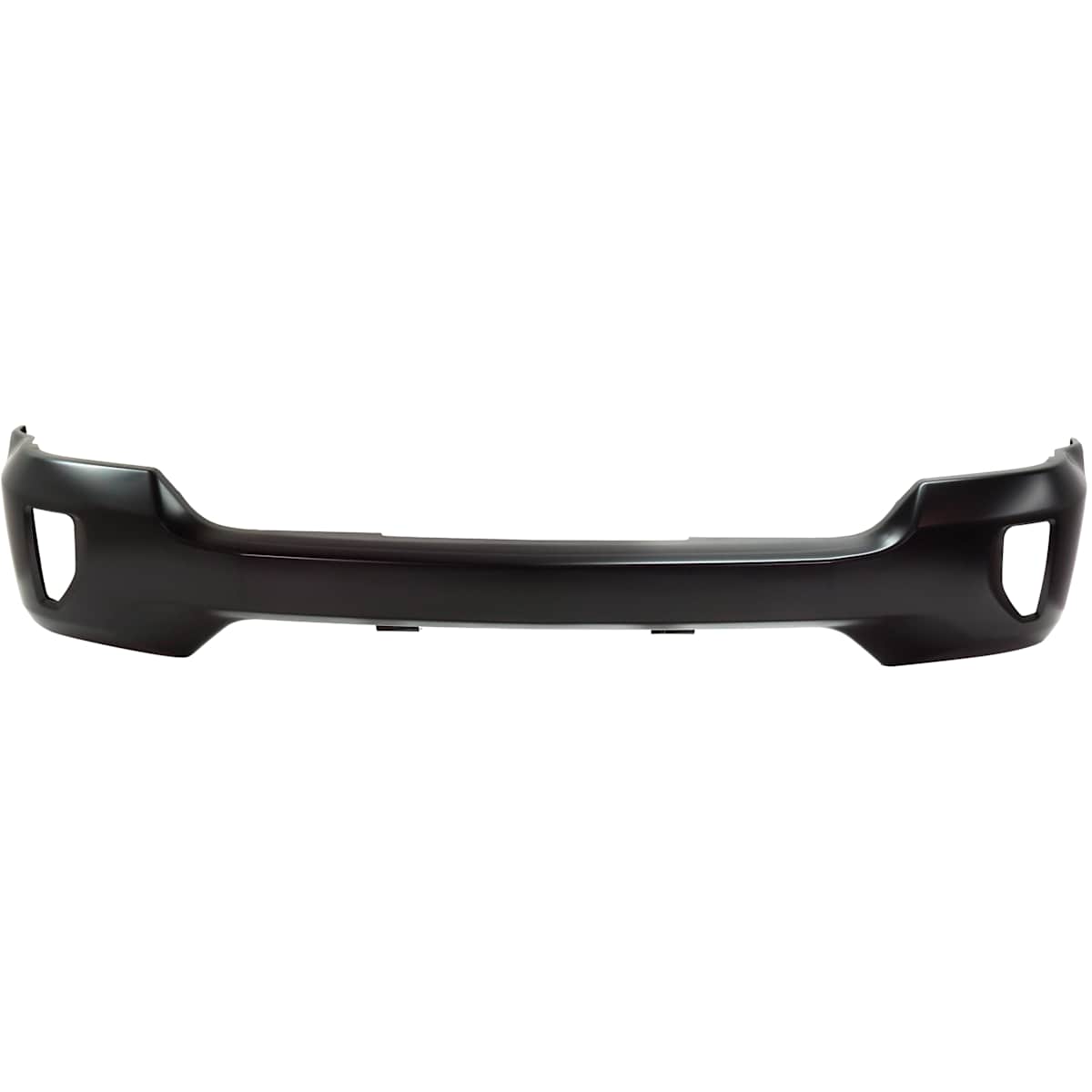 Replacement Front Bumper, Paintable, Without Mounting Brackets, With Fog Light Holes, With Impact Bar Skid Plate