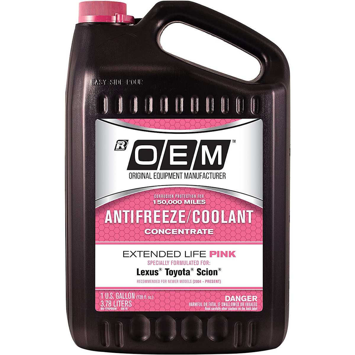 2013 Toyota Prius OEM Extended Life Pink Series Coolant/Antifreeze 1