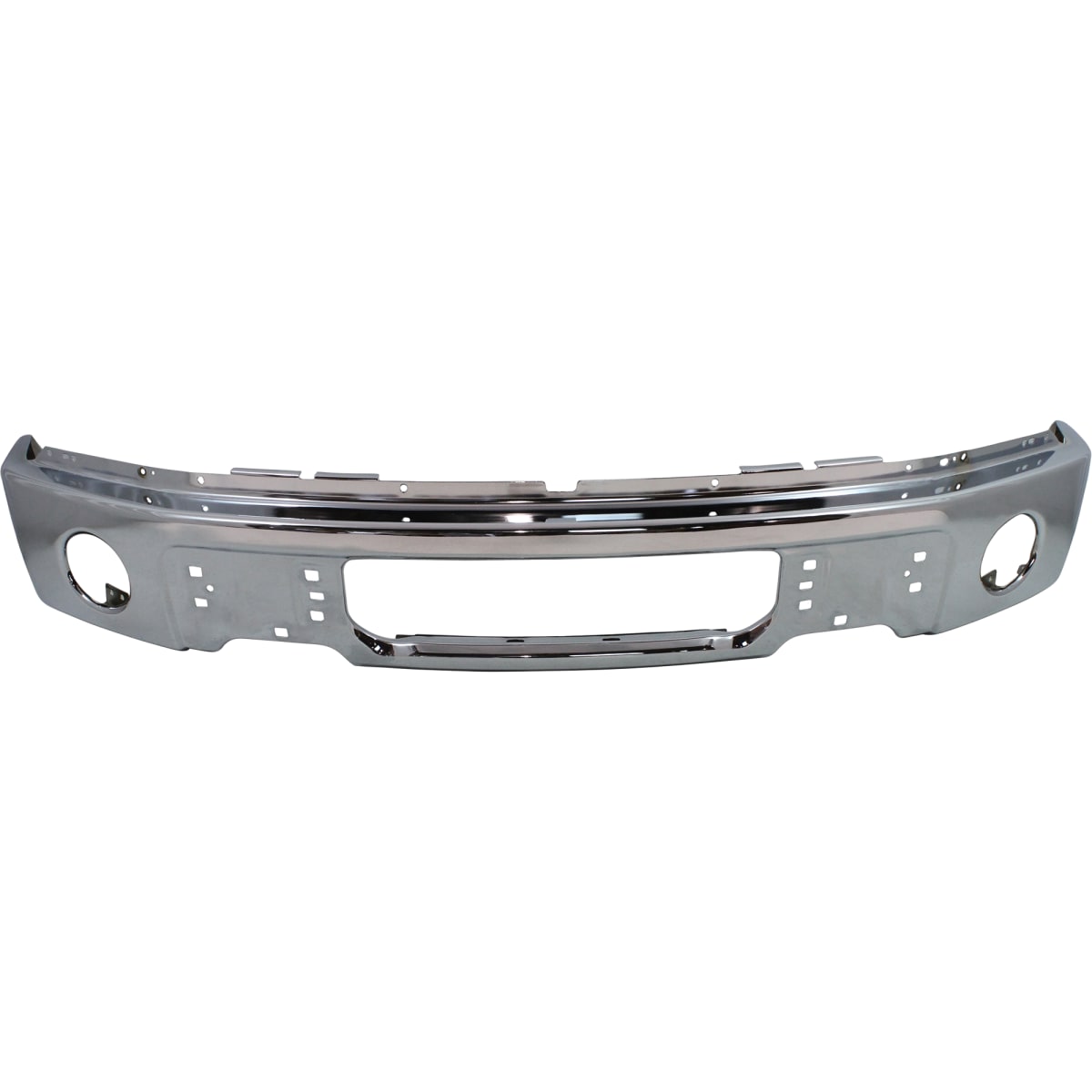 Replacement Front Bumper, Chrome, Without Mounting Brackets