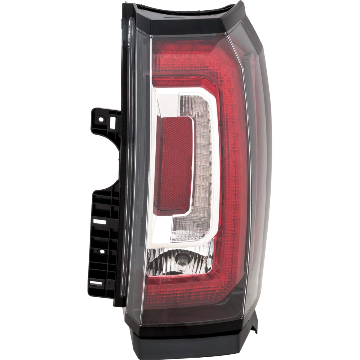 Replacement Passenger Side Tail Light, With bulb(s), LED, Clear and Red Lens, CAPA CERTIFIED