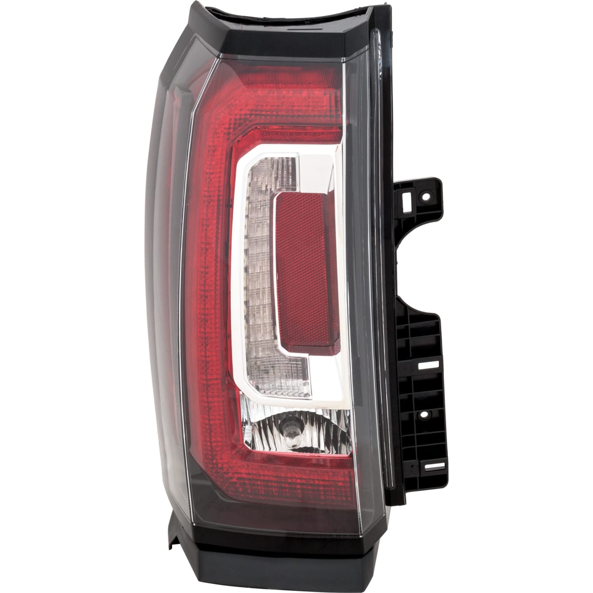 Replacement Driver Side Tail Light, With bulb(s), LED, Clear and Red Lens, CAPA CERTIFIED