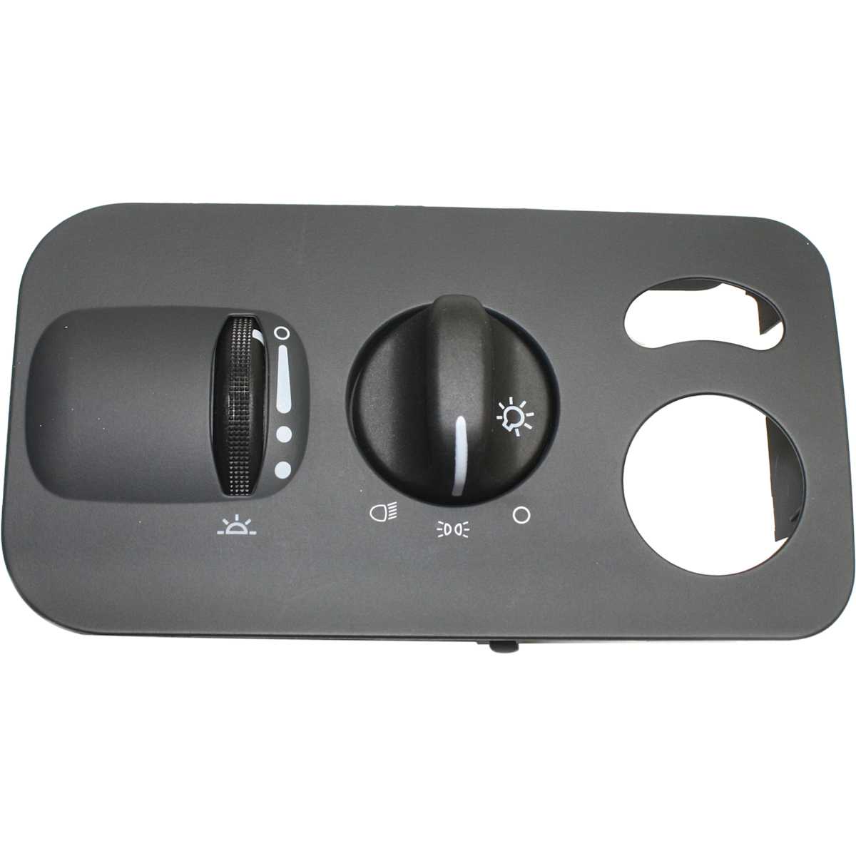 2005 Chrysler Town & Country Headlight Switch Black, without Fog