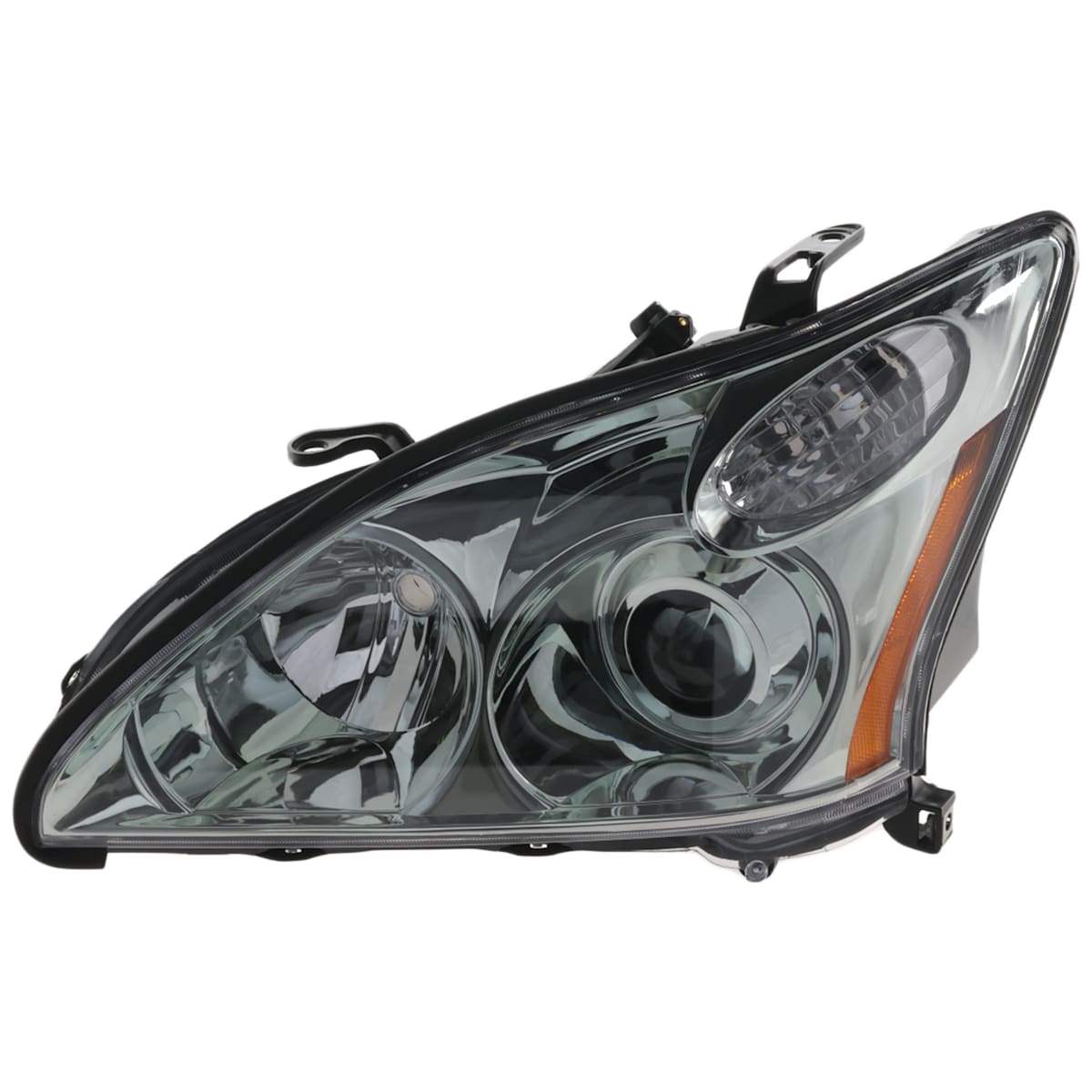 Replacement Driver Side Headlight, Without bulb(s), HID/Xenon, Clear Lens