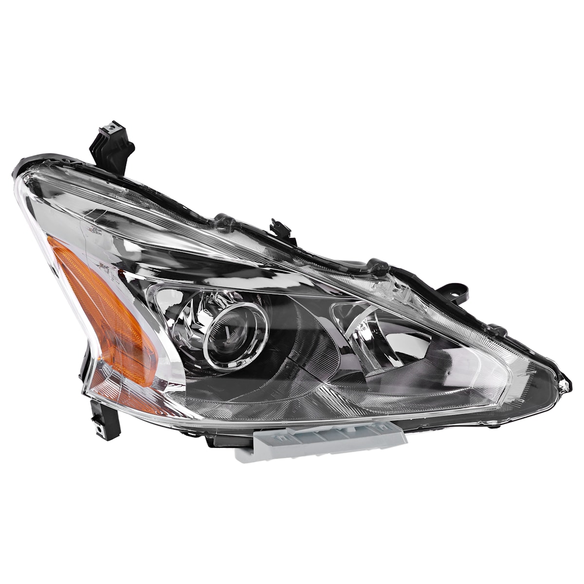Replacement Passenger Side Halogen Headlight Assembly, Sedan