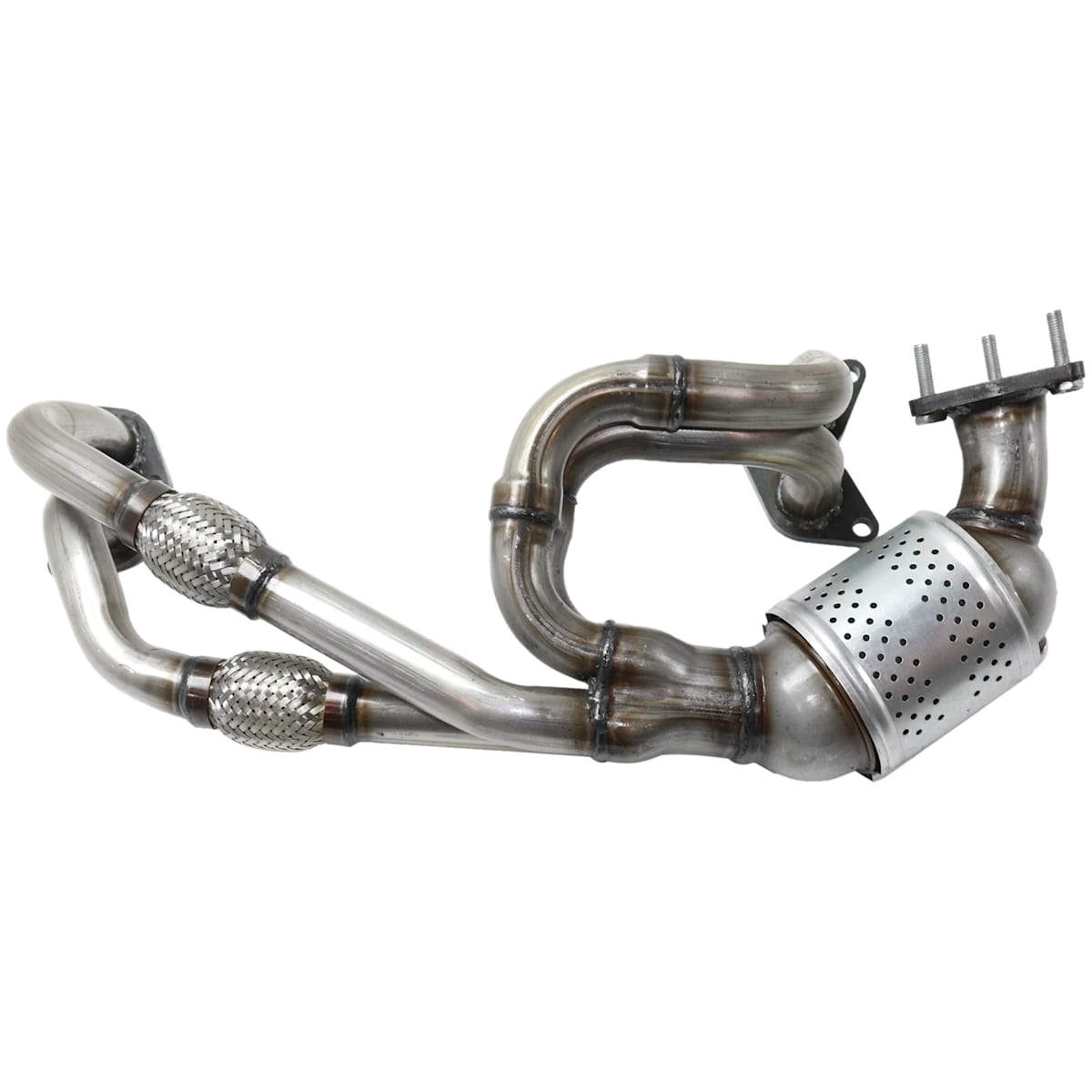 Evan Fischer® Front Catalytic Converter with Integrated Exhaust
