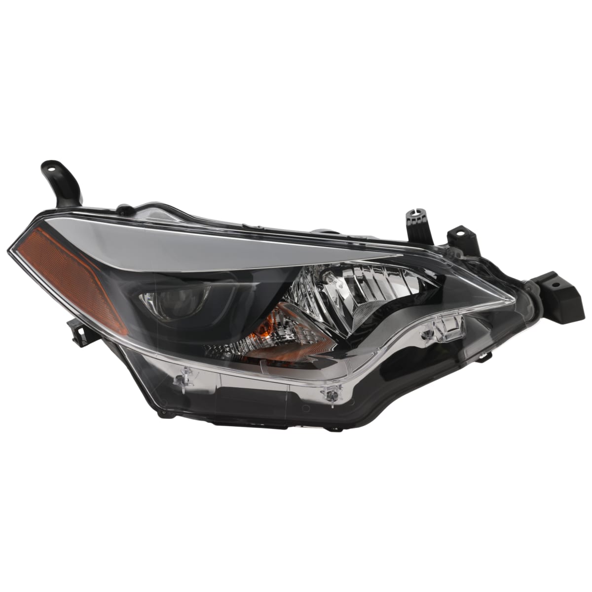 Replacement Passenger Side Headlight, With bulb(s), LED, Clear Lens