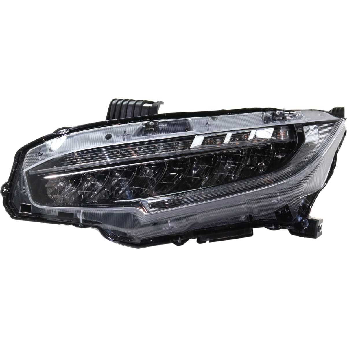 Replacement Driver Side Headlight, With bulb(s), Halogen, Clear Lens