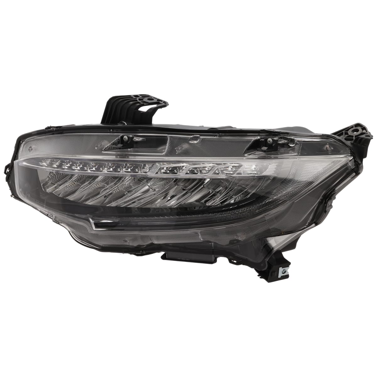Replacement Driver Side Headlight, With bulb(s), Halogen, Clear Lens