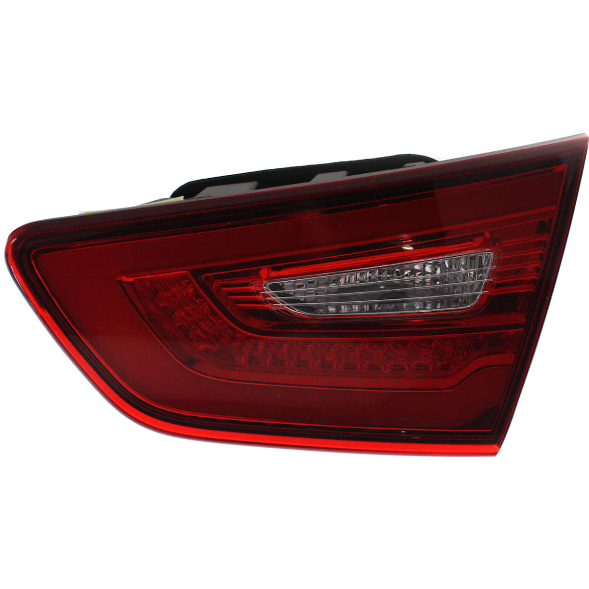 Replacement Passenger Side, Inner Tail Light, With bulb(s), LED, Clear and Red Lens, Exc. Hybrid Model, From 10-3-13, CAPA CERTIFIED