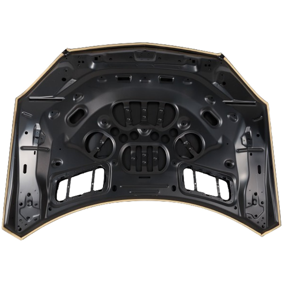 Replacement Hood, Aluminum, Black