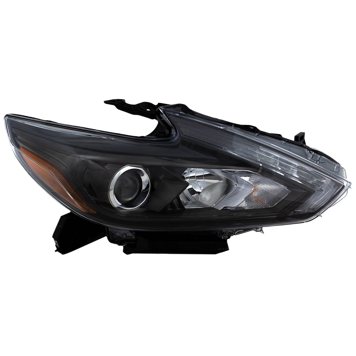 Clear Lens; Smoked Interior LED Headlights