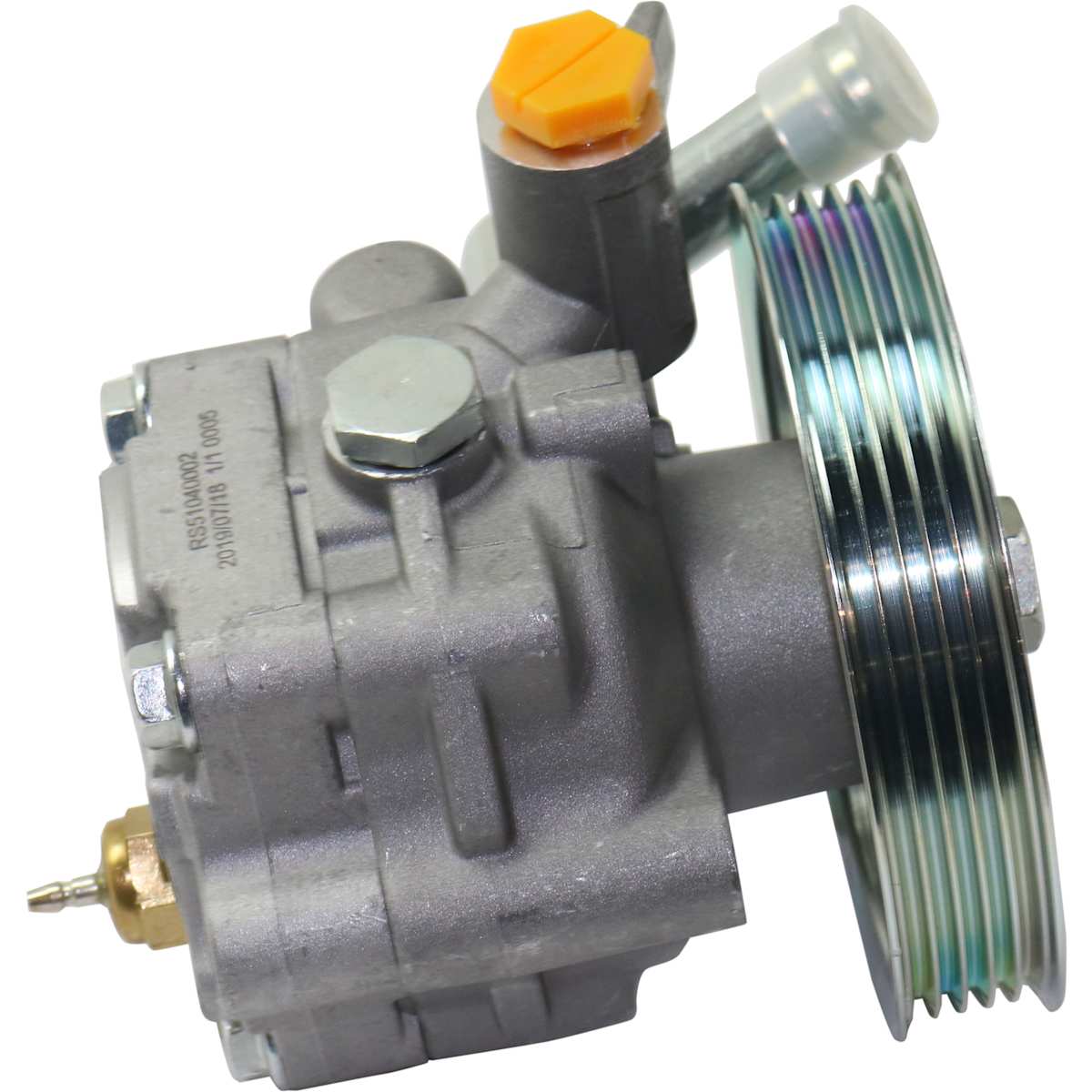 Replacement Power Steering Pump, With Pulley, Naturally Aspirated