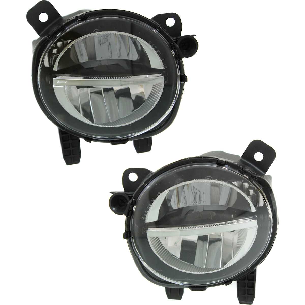 Replacement Front, Driver and Passenger Side Fog Lights, With bulb(s), LED