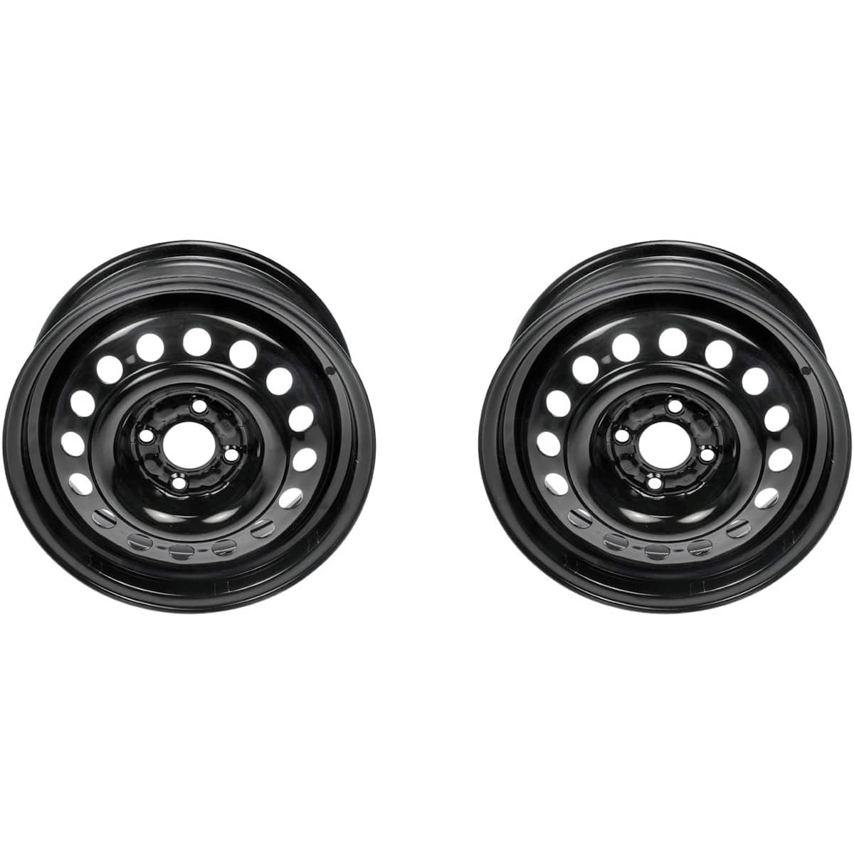 Dorman® SET-RB939248-2 Black Finish Wheel - 15 in. X 5.5 in.