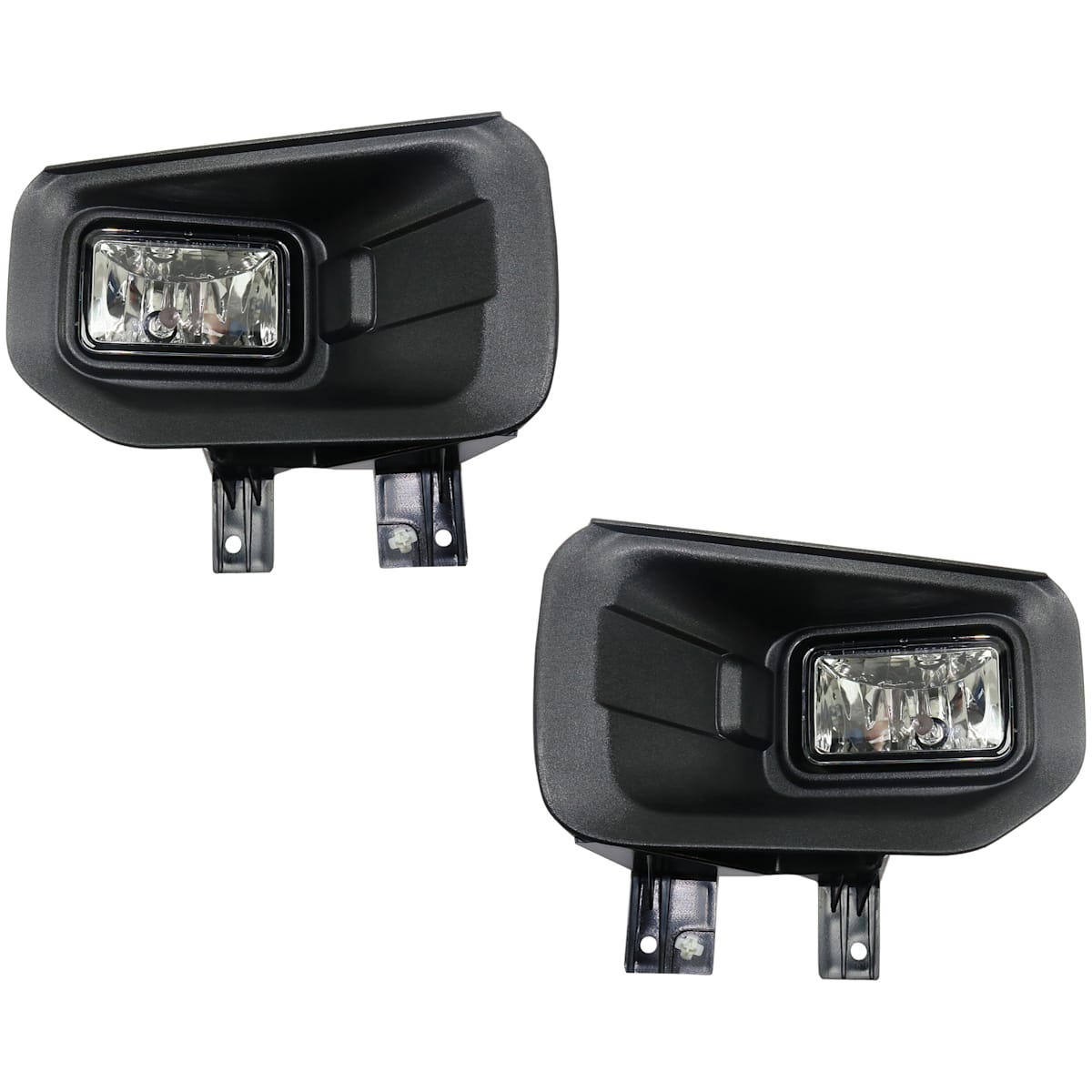 Replacement Front, Driver and Passenger Side Fog Lights, With bulb(s), LED, CAPA CERTIFIED