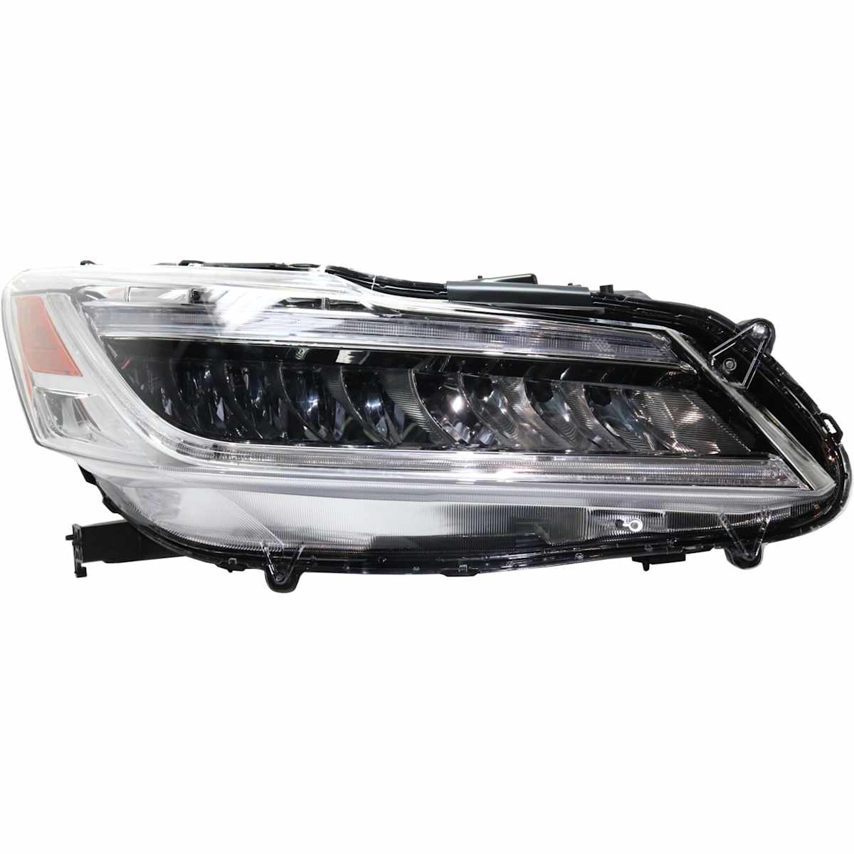 Replacement Driver and Passenger Side Headlights, With bulb(s), LED, Clear Lens