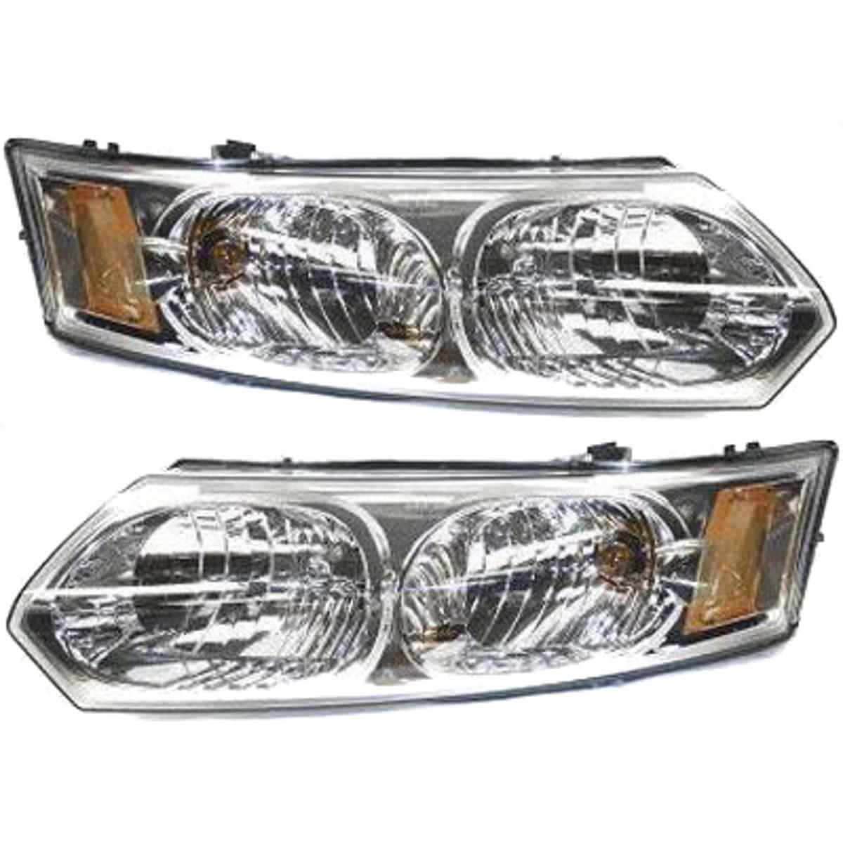 2004 Saturn Ion Headlights Driver and Passenger Side, with Bulbs
