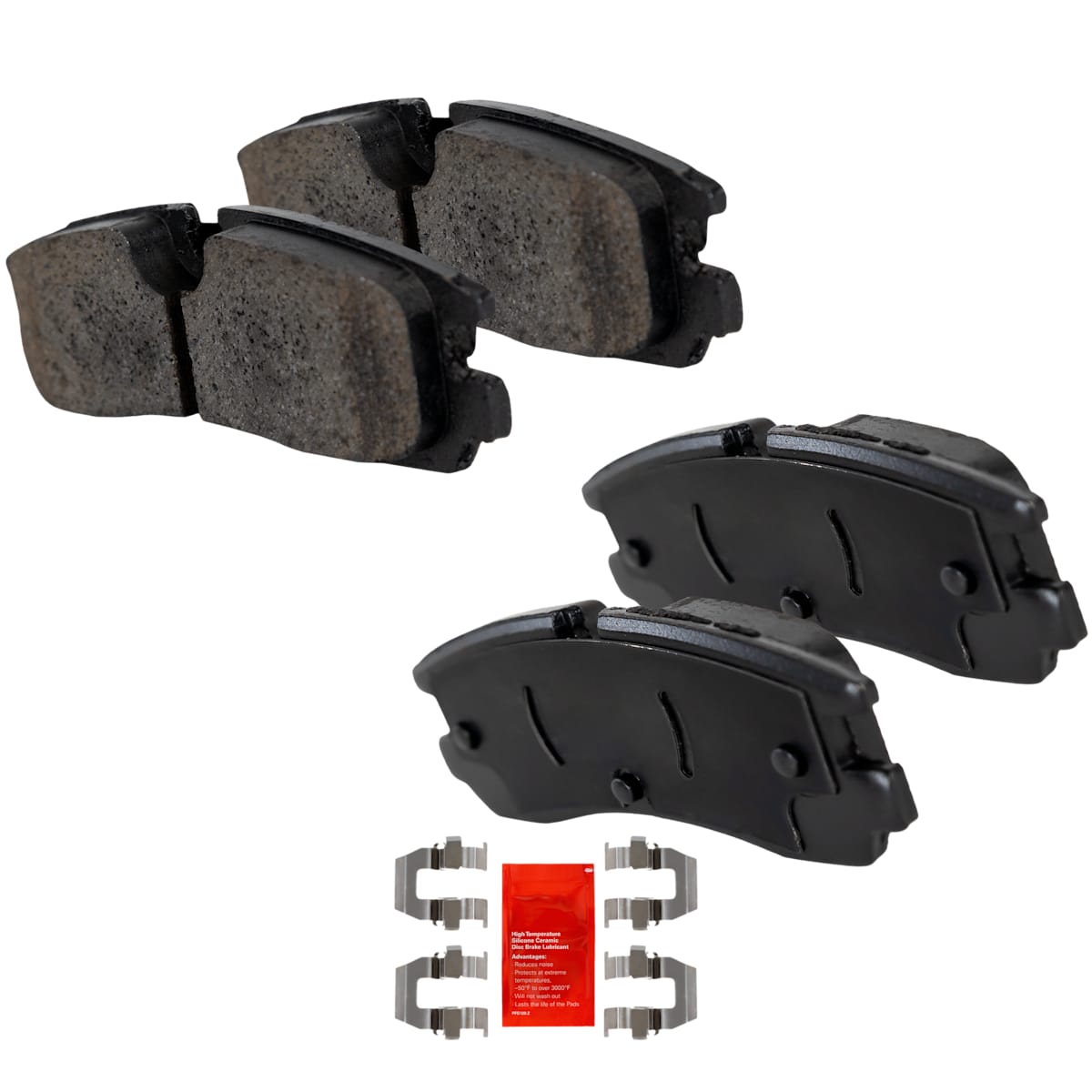 SureStop® Brake Pad Set Rear, Includes Shims and Hardware