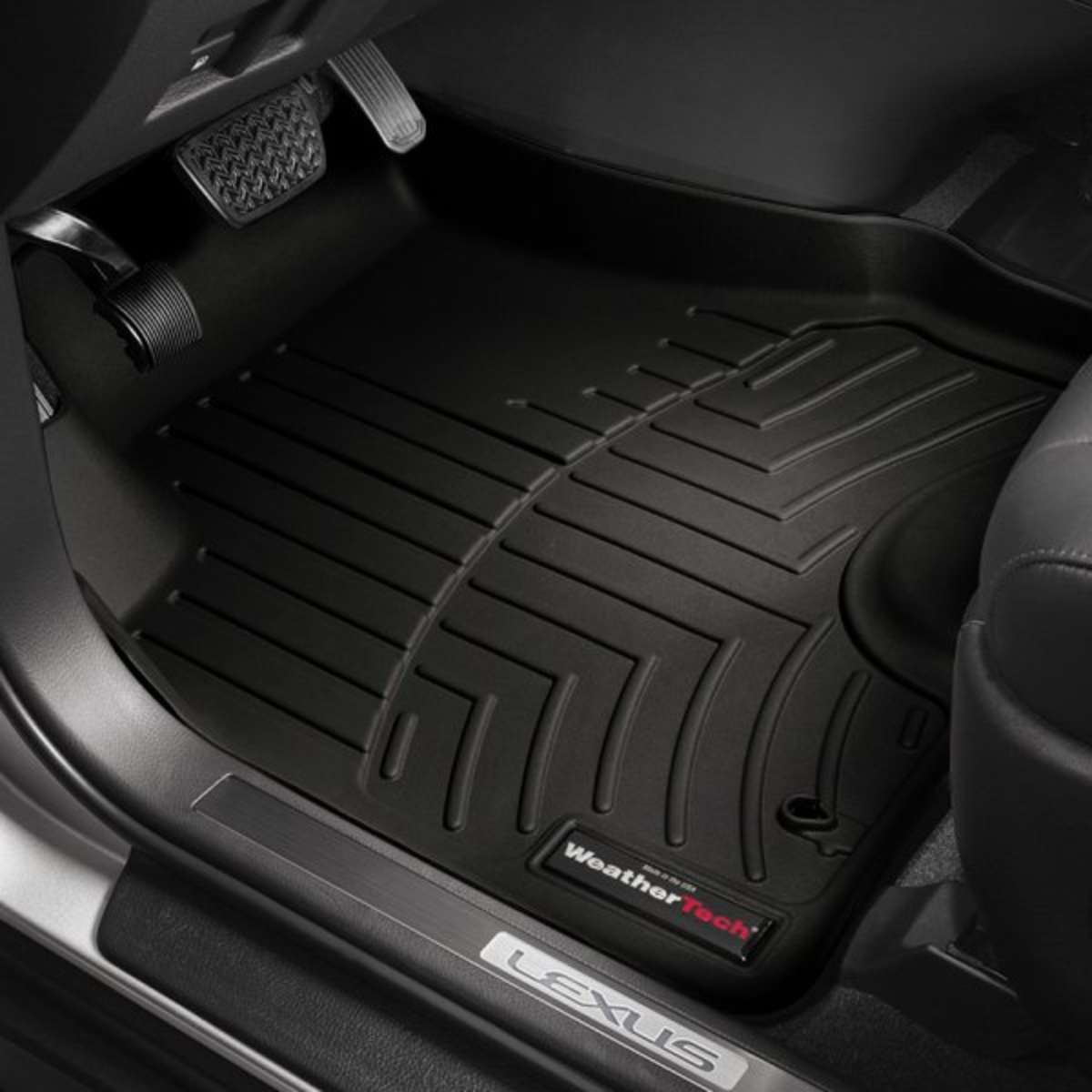 2021 BMW M340i FloorLiner Series Black Floor Mats, Front Row 4416761 by Weathertech®