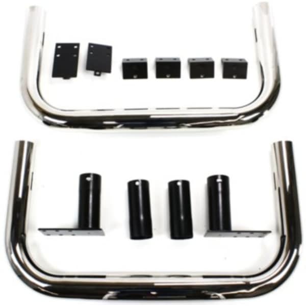 Dee Zee® DZ3700303 Nerf Bars Polished Nerf Bars, Covers Cab Length