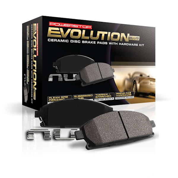 Power Stop 17-1631 Z17 Front Ceramic Brake Pads with Hardware Power Stop 17-1631 Z17 Front Ceramic Brake Pads with Hardware