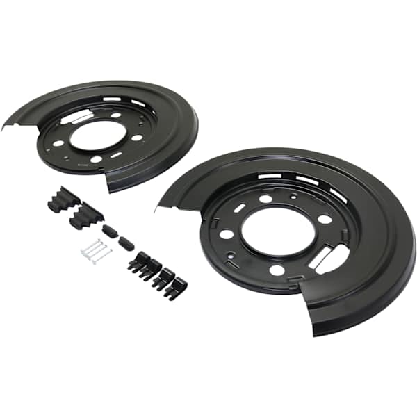 Disc Brake Dust Shield Set. OEM, Used. 1968-1973 Ford Mustang