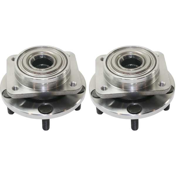 TrueDrive Front, Driver and Passenger Side Wheel Hub Bearing included Set of 2 SETRD283700032