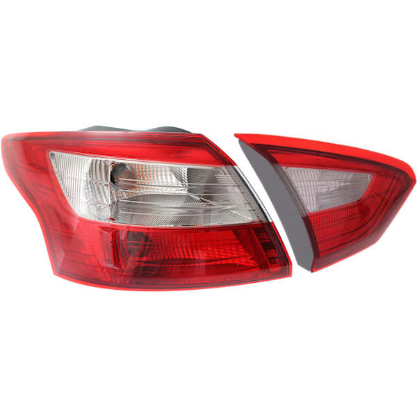 OE Replacement Tail Light FORD FOCUS 2012-2014 Partslink FO2818151 OE Replacement Tail Light FORD FOCUS 2012-2014 Partslink FO2818151