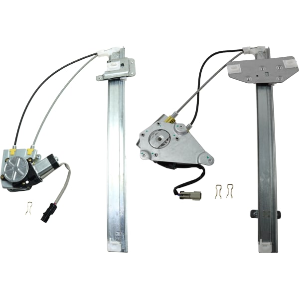 Replacement Front and Rear, Driver Side Window Regulators, Power SET
