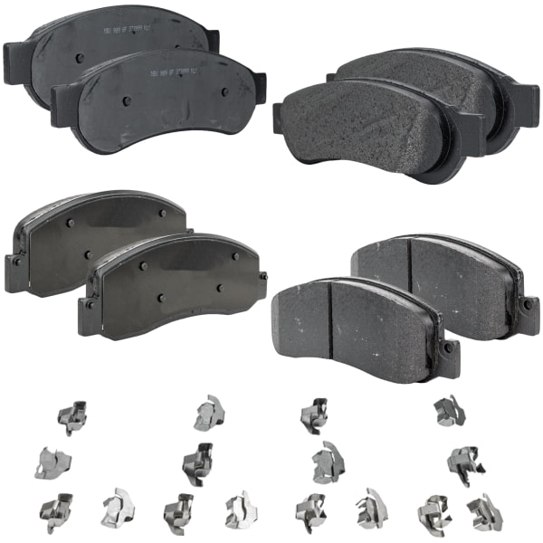 SureStop® Front and Rear Brake Pad Set, Semi-Metallic, Pro-Line