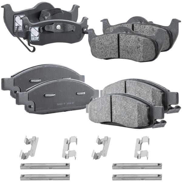 SureStop® Front and Rear Brake Pad Set, Semi-Metallic, Pro-Line