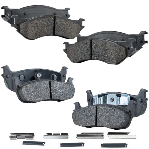 SureStop® Front and Rear Brake Pad Set, Semi-Metallic, Pro-Line