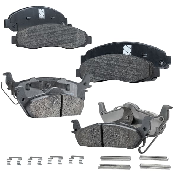 SureStop® Front and Rear Brake Pad Set, Semi-Metallic, Pro-Line