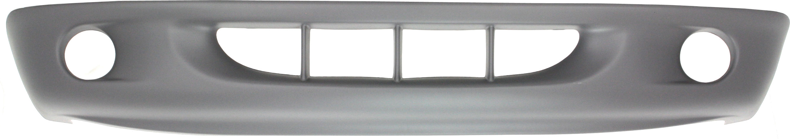 AM DAKOTA 97-00 FRONT BUMPER COVER Lower Fascia 2 pc Type Bumper Textured w Fog Light Holes SKU 10016 Partslink CH1000240 OEM 55076531AB