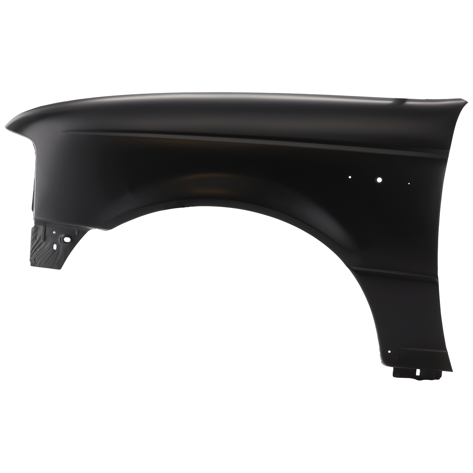 AM RANGER 98-03 FRONT FENDER LH Primed w o Wheel Opening Molding Holes SKU 10057 Partslink FO1240195 OEM 1L5Z16006BA