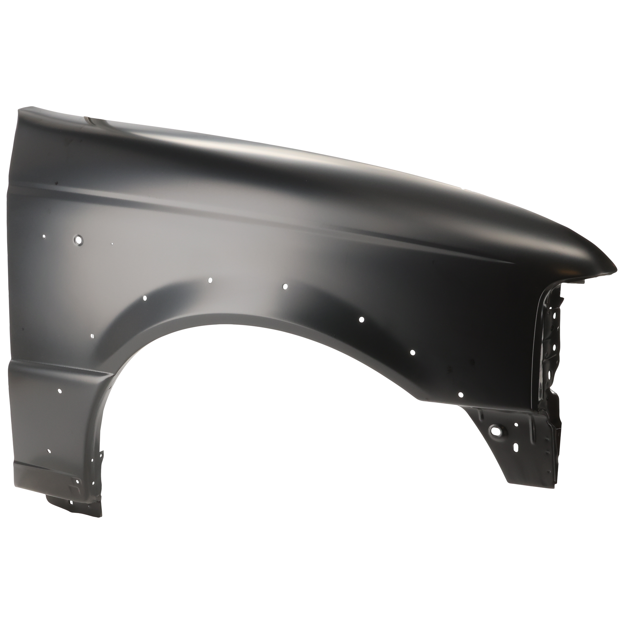 AM RANGER 98-03 FRONT FENDER RH Primed w Wheel Opening Molding Holes SKU 10058 Partslink FO1241196 OEM F87Z16005BA