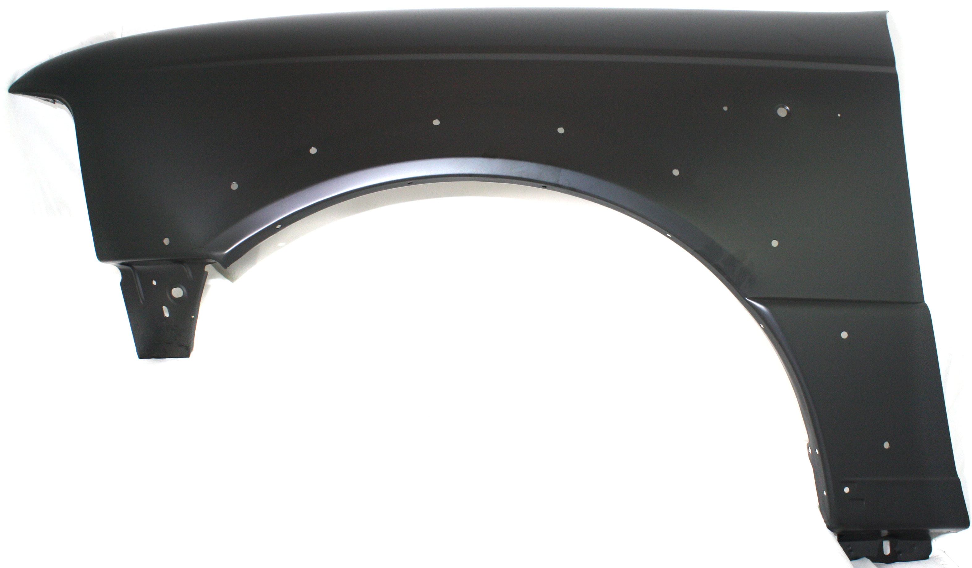 AM RANGER 98-03 FRONT FENDER LH Primed w Wheel Opening Molding Holes SKU 10059 Partslink FO1240196 OEM 1L5Z16006CA