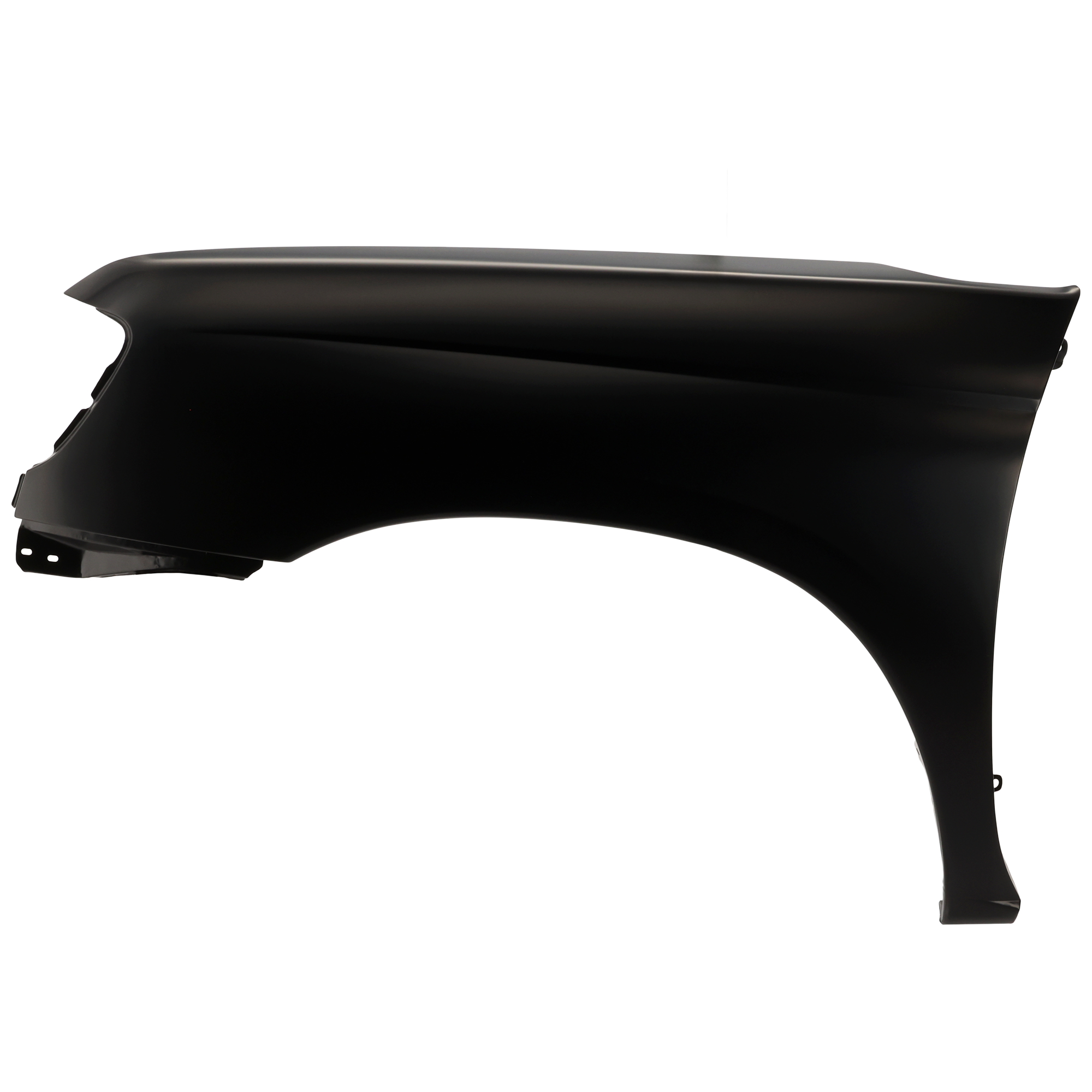 AM FRONTIER 98-00 FRONT FENDER LH Primed 2WD w o Molding Holes SKU 10527 Partslink NI1240158 OEM 631133S530