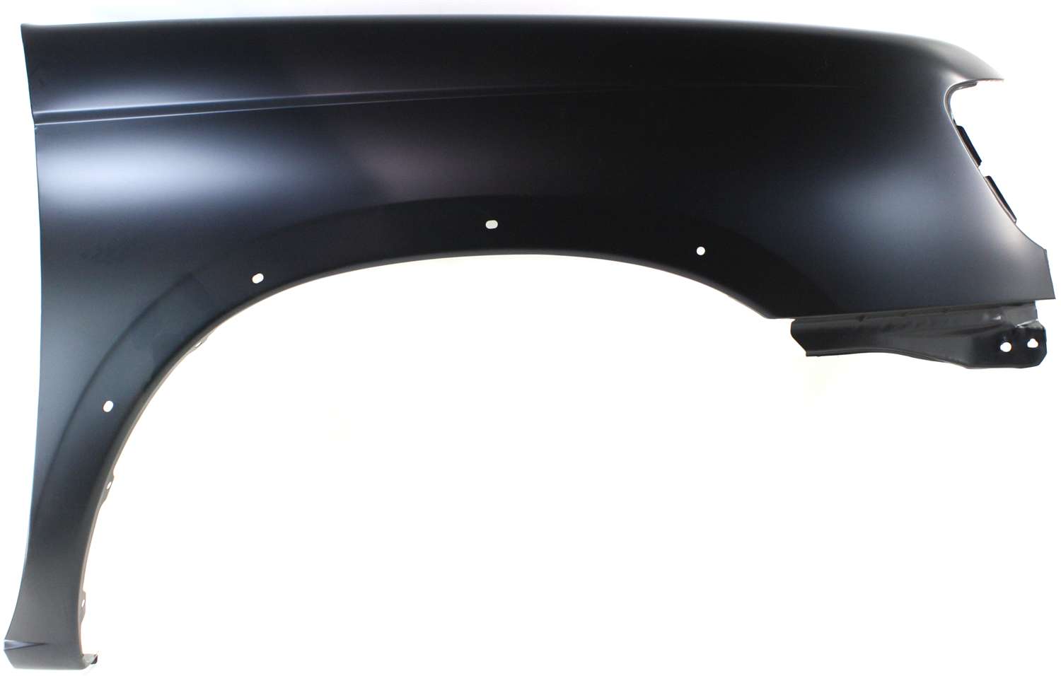 AM FRONTIER 98-00 FRONT FENDER RH Primed 4WD w Molding Holes SKU 10538 Partslink NI1241162 OEM 631123S535