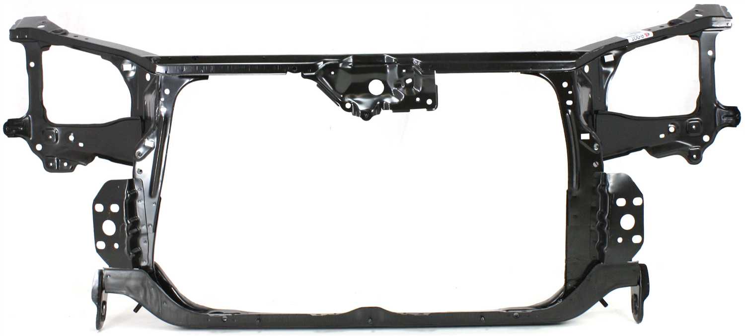 AM SIENNA 98-03 RADIATOR SUPPORT Assembly Black Steel SKU 10913 Partslink TO1225188 OEM 5320108010