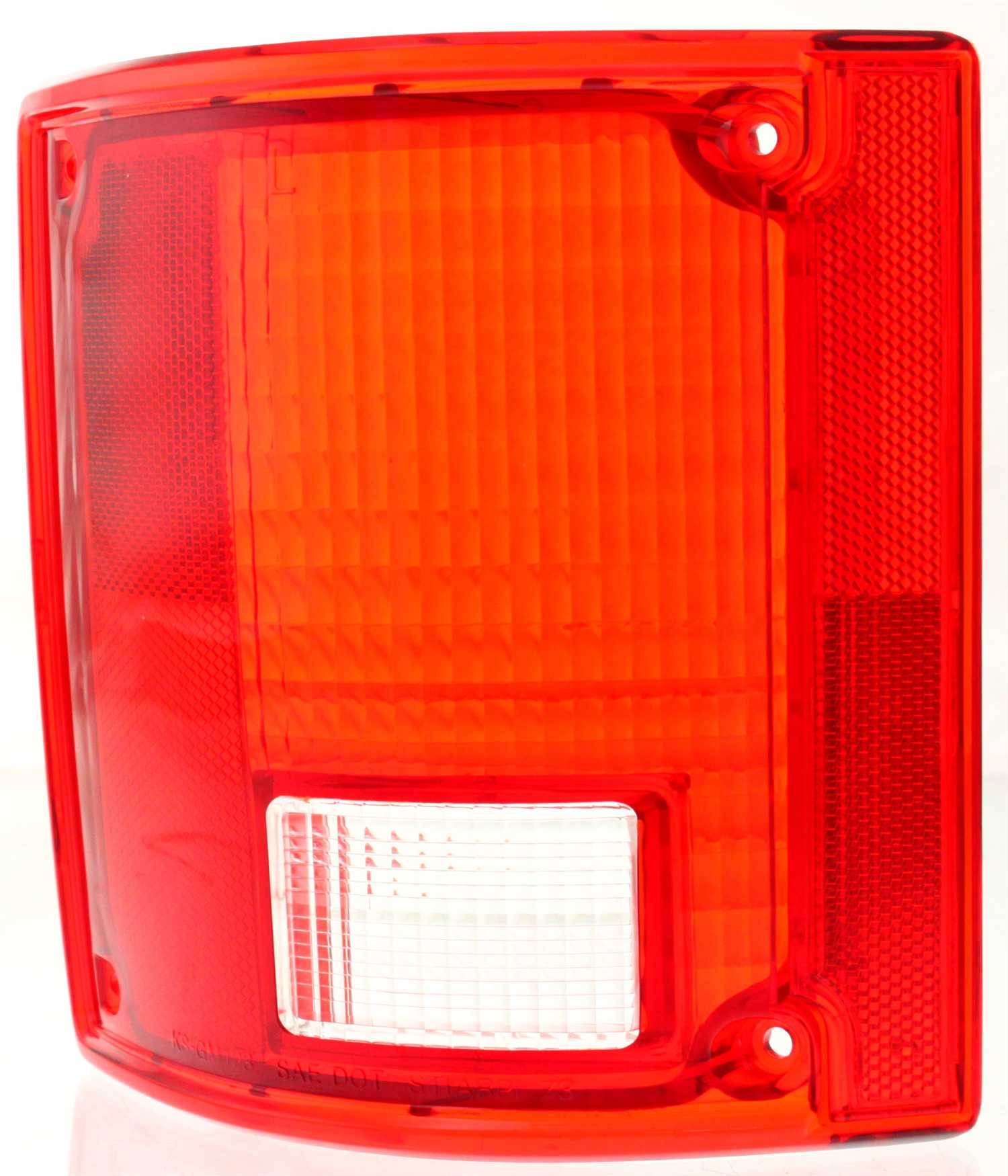 AM C K FULL SIZE 73-91 TAIL LAMP LENS LH w o Chrome Trim SKU 11-1283-02 Partslink GM2808111 OEM 5965775