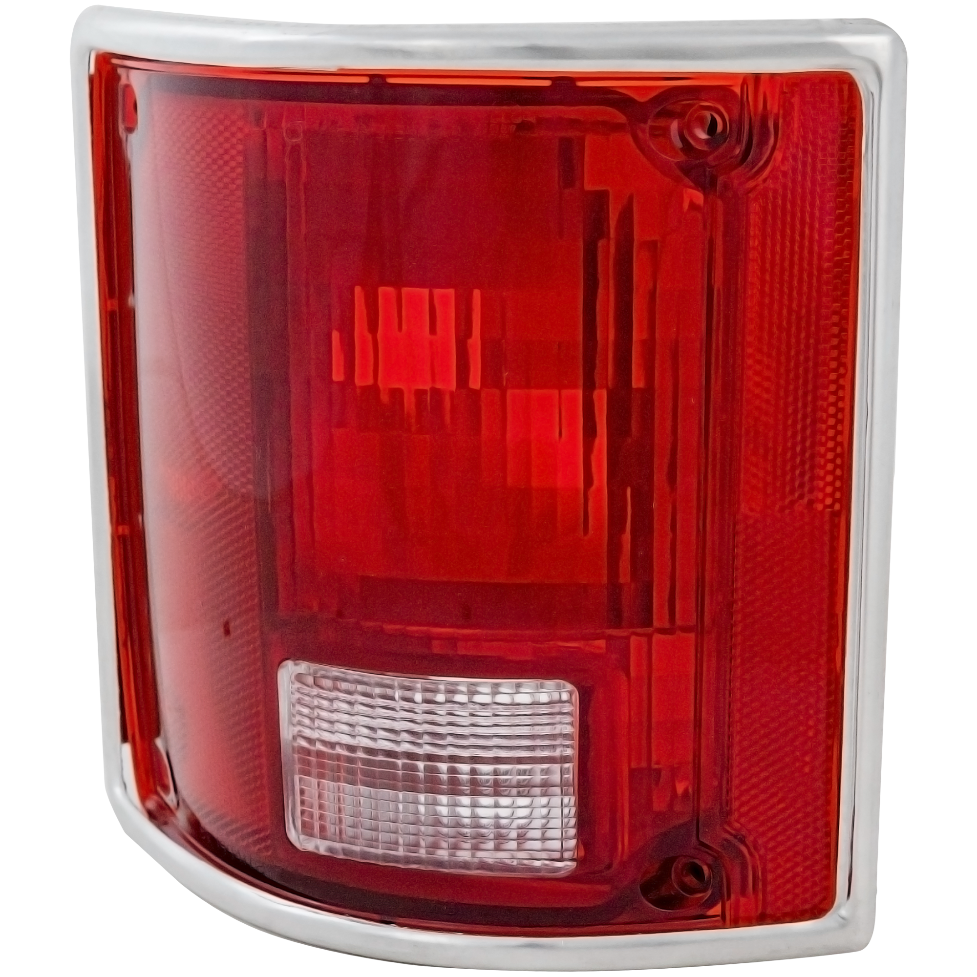AM SUBURBAN 78-91 TAIL LAMP LH Lens and Housing Halogen w Chrome Trim SKU 11-1283-69 Partslink GM2806901 OEM 370867