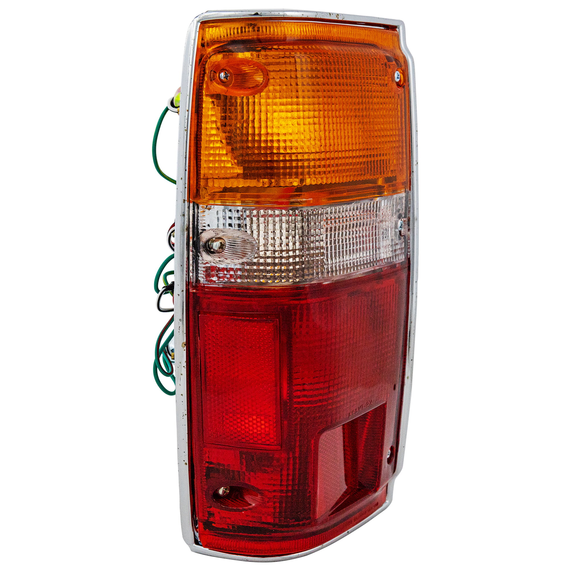AM 4RUNNER 84-89 TAIL LAMP LH Assembly Halogen w Chrome Trim SKU 11-1348-36 Partslink TO2800104 OEM 8156089150