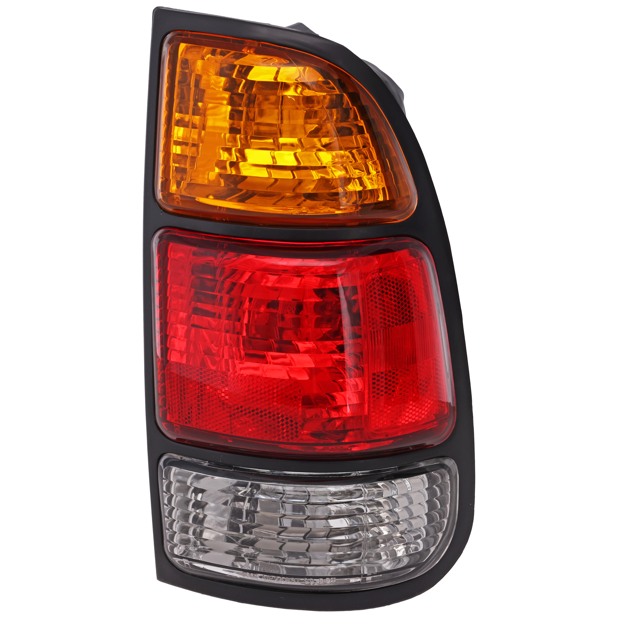 AM TUNDRA 00-05 TAIL LAMP RH Assembly Amber Clear Red Lens w Standard Bed Regular and Access Cab SKU 11-5265-00 Partslink TO2801129 OEM 815500C010