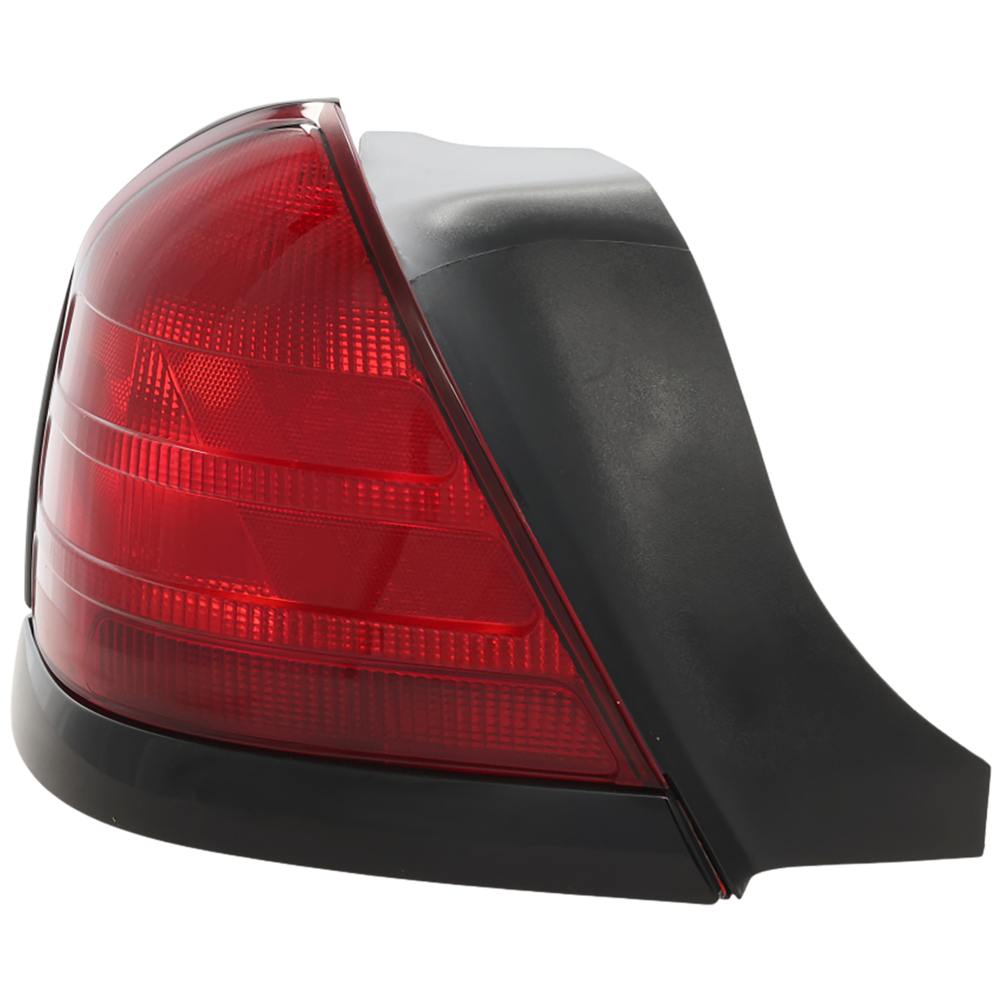 AM CROWN VICTORIA 00-11 TAIL LAMP LH Lens and Housing Dual Bulb Type w Black Molding CAPA SKU 11-5372-91Q Partslink FO2800160C OEM 8W7Z13405A